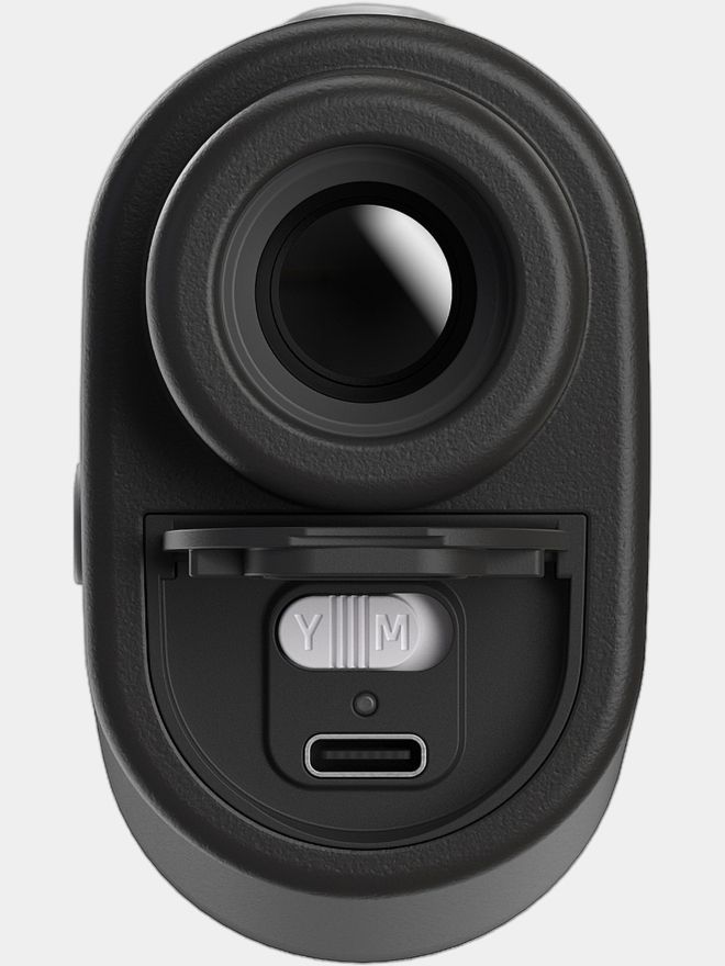 Pinned Golf Laser Rangefinder black