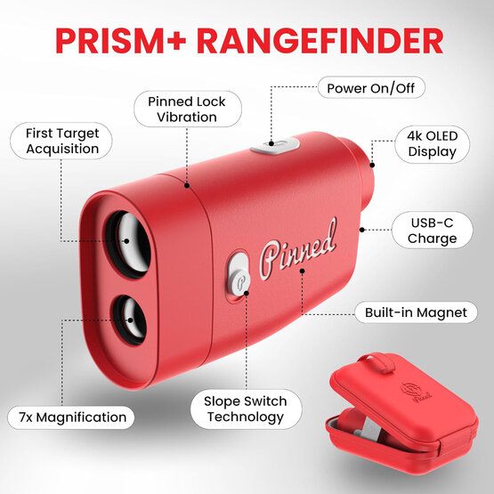 Pinned Prism+ Laser-Entfernungsmesser weiß