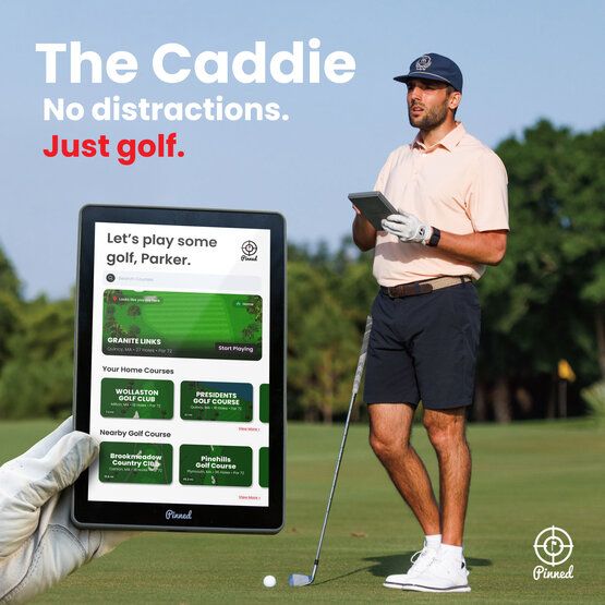 Pinned The Caddie GPS-Tracker grau