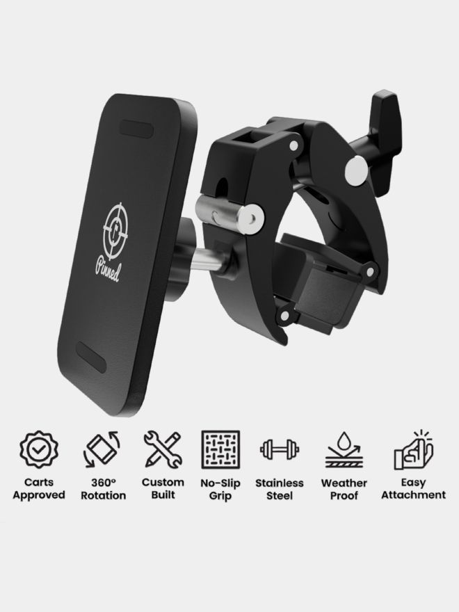 Pinned The Caddie GPS-Trolleyhalterung schwarz