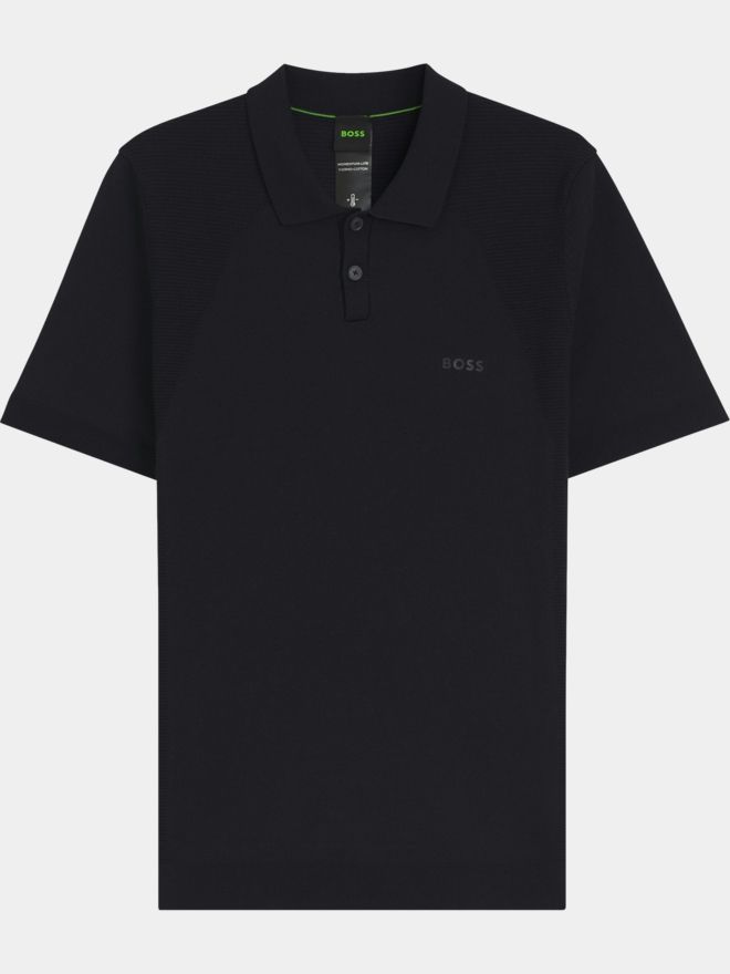 BOSS KN_Momentum-Lite PS Halbarm Polo navy