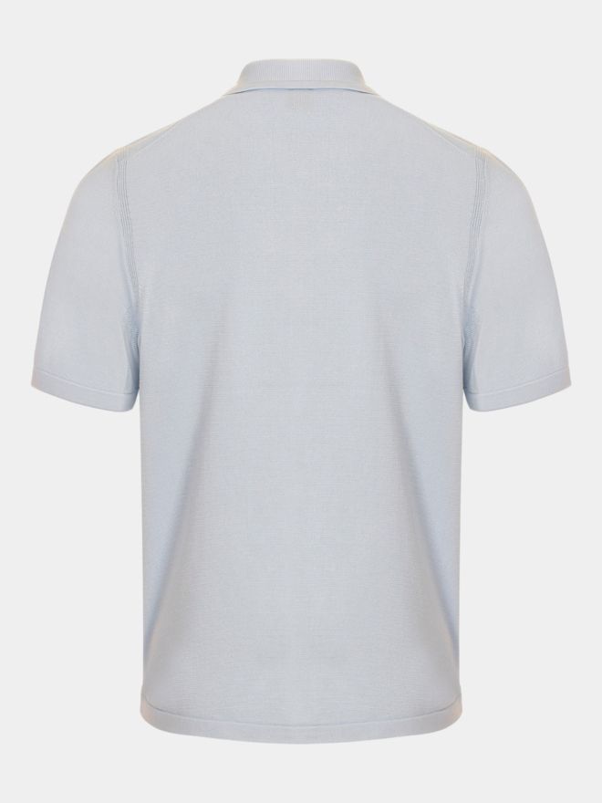 BOSS KN_Terrace ST polokošile s polovičním rukávem světle modrá