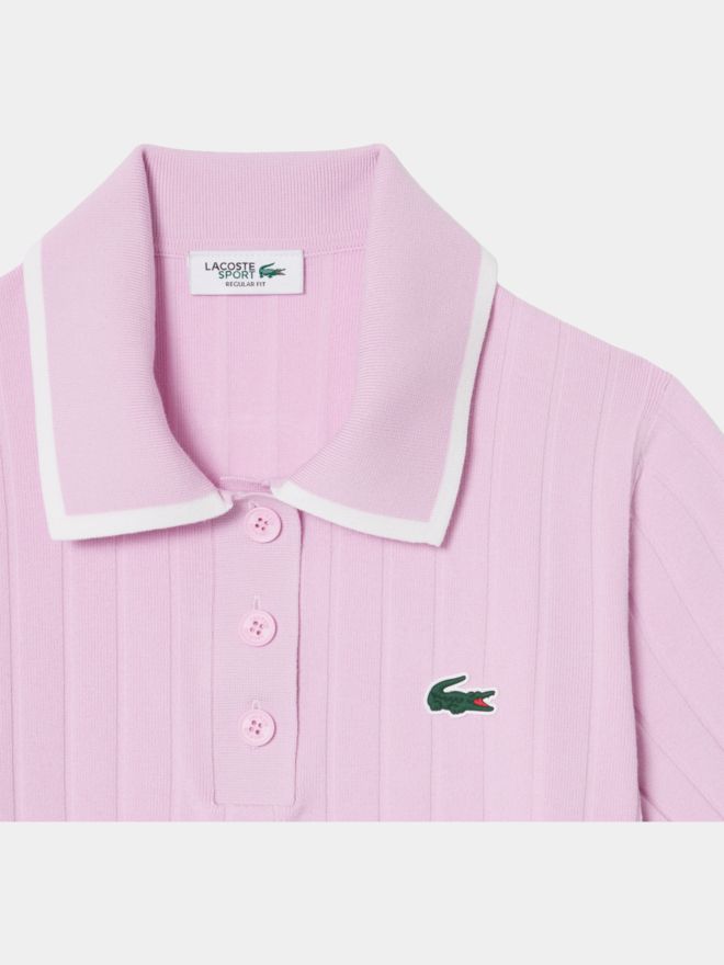 Lacoste SWEATER Strick Polo rosa