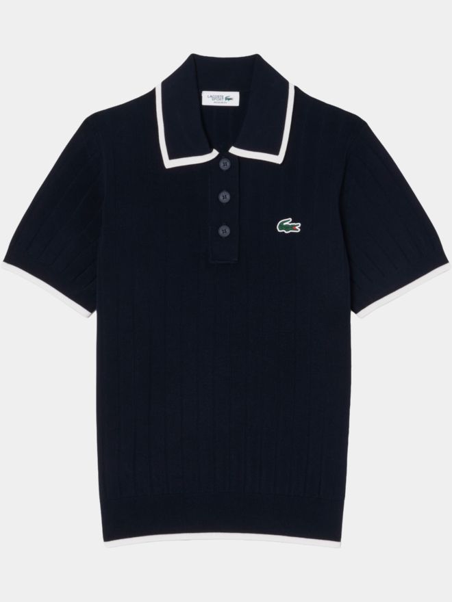 Lacoste SWEATER Strick Polo navy