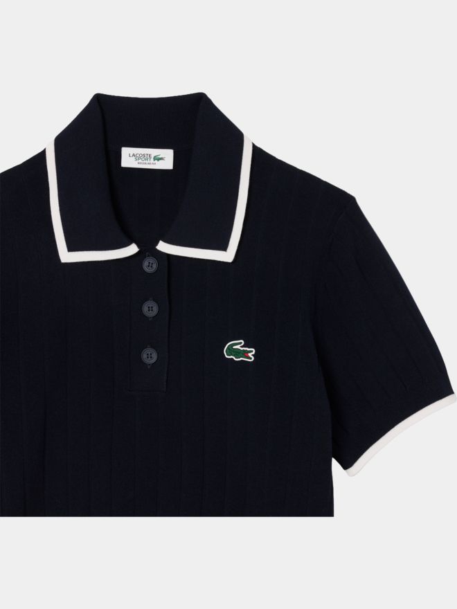 Lacoste SWEATER Strick Polo navy