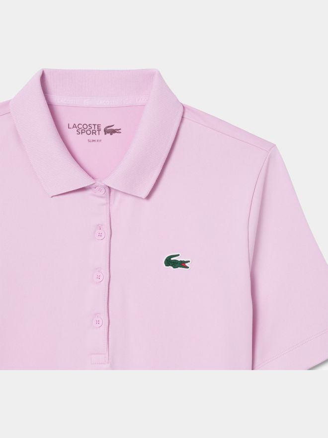 Lacoste SHORT SLEEVED RIBBED COLLAR SHIRT Halbarm Polo rosa
