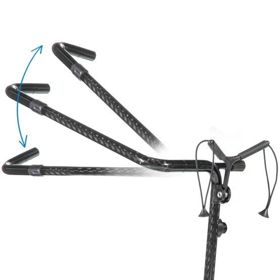 JuCad Carbon Shadow Trolley inkl. Regenschirm und Scorekartenhalter schwarz