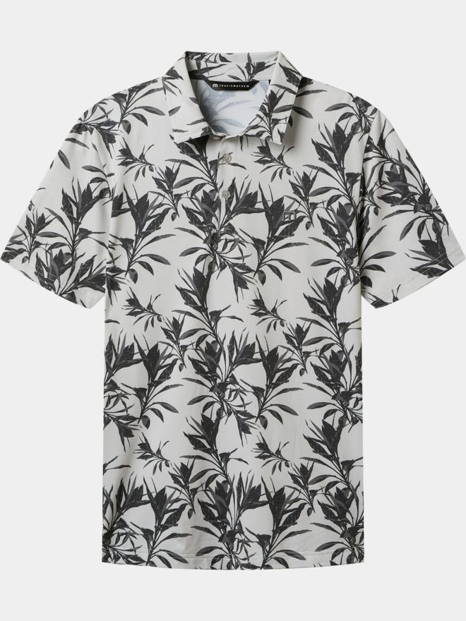 TravisMathew Polokošile FEATHERWEIGHT COAST s polovičním rukávem ecru