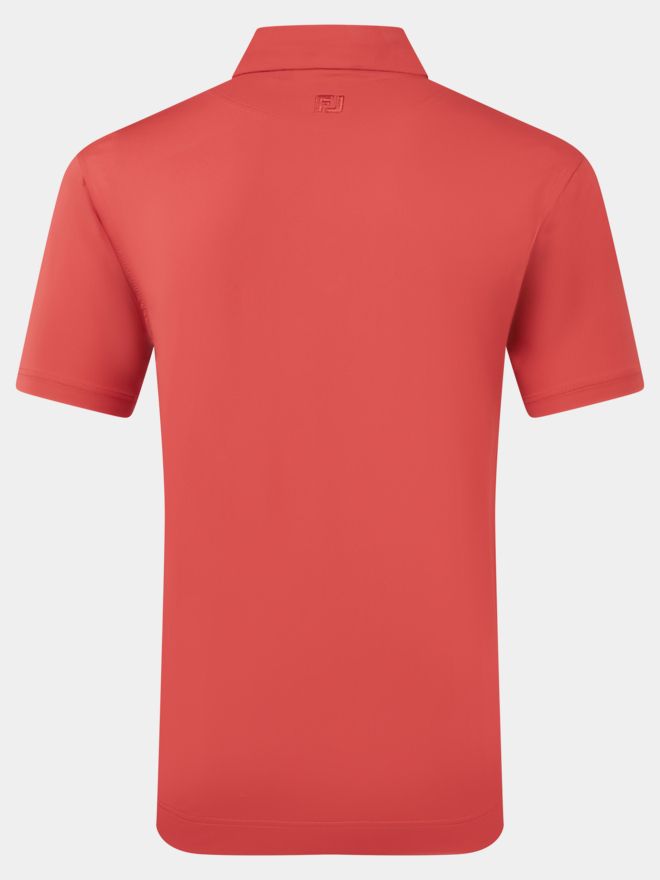 FootJoy Lisle Solid Half Sleeve Polo red