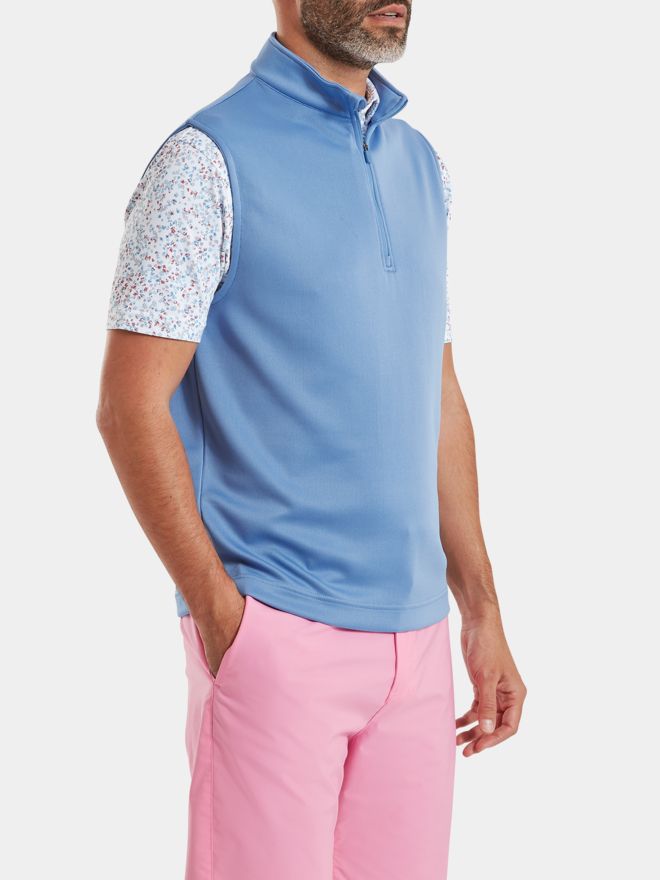 FootJoy Half-Zip Vest Stretch Vest blue