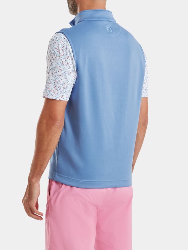 FootJoy Half-Zip Vest Stretch Vest blue