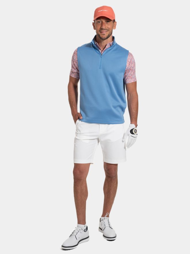 FootJoy Half-Zip Vest Stretch Vest blue