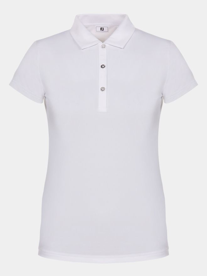 FootJoy Halbarm Polo weiß