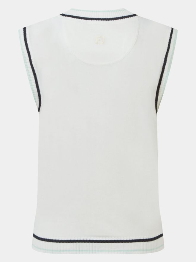 FootJoy Sweater Tank Pullunder Strick weiß