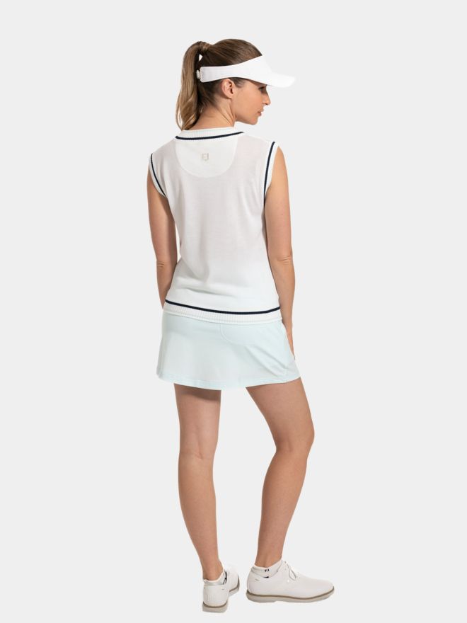 FootJoy Sweater Tank Pullunder Strick weiß