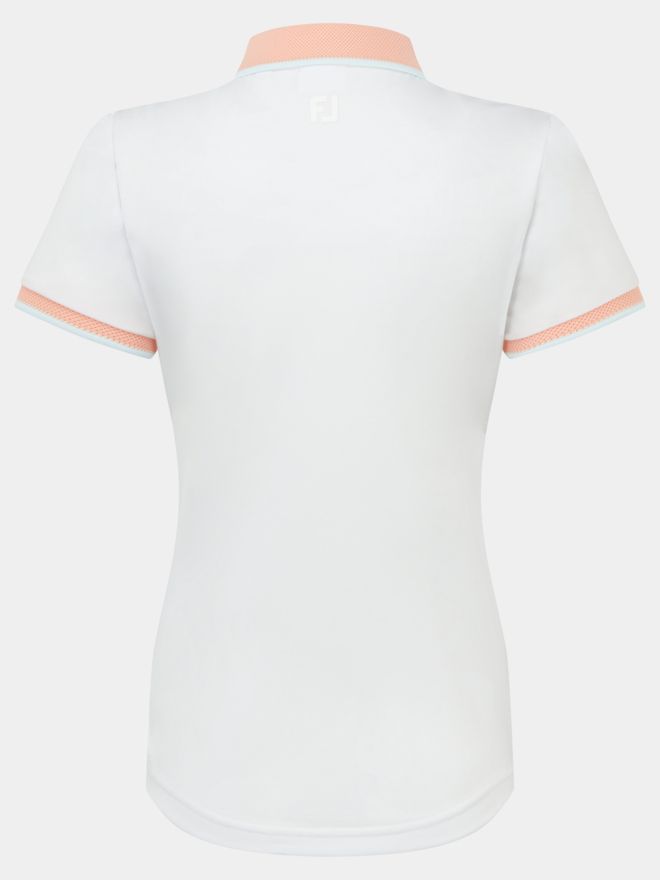 FootJoy Halbarm Polo weiß