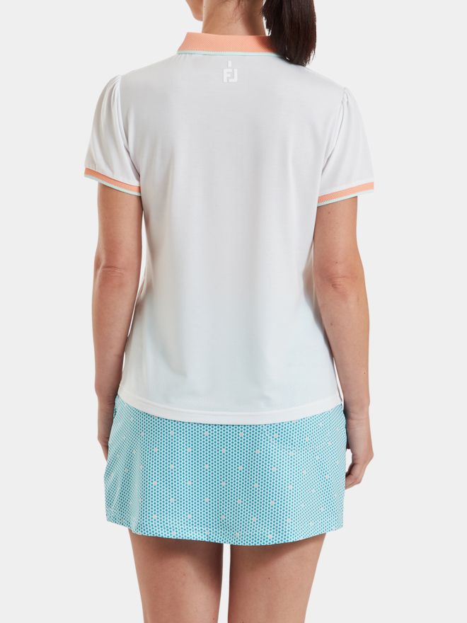 FootJoy Halbarm Polo weiß