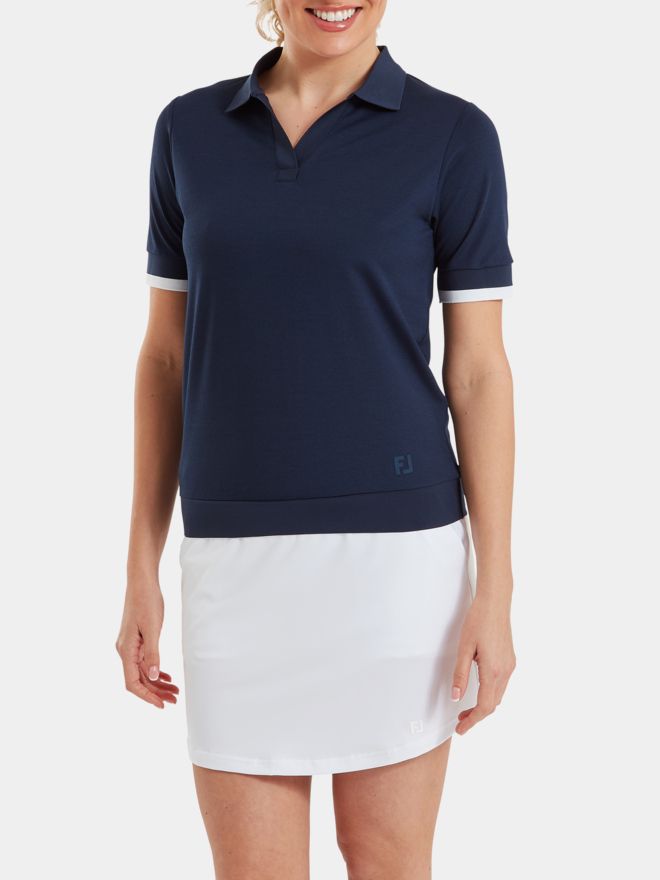FootJoy 3/4 Arm Polo navy