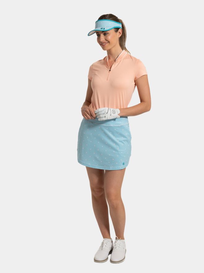 FootJoy Zip Blade Halbarm Polo rosa