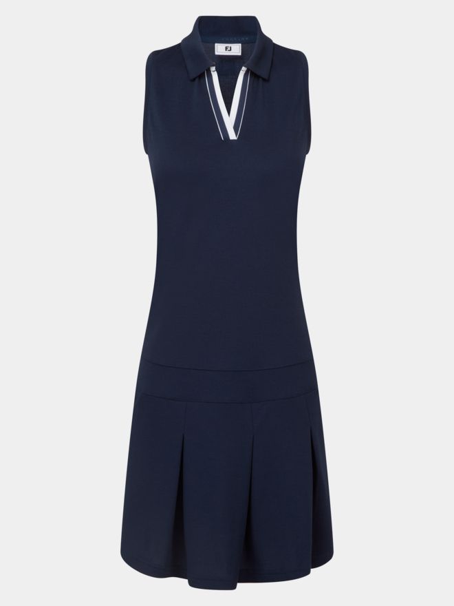 FootJoy Pleated Dress ohne Arm Kleid navy