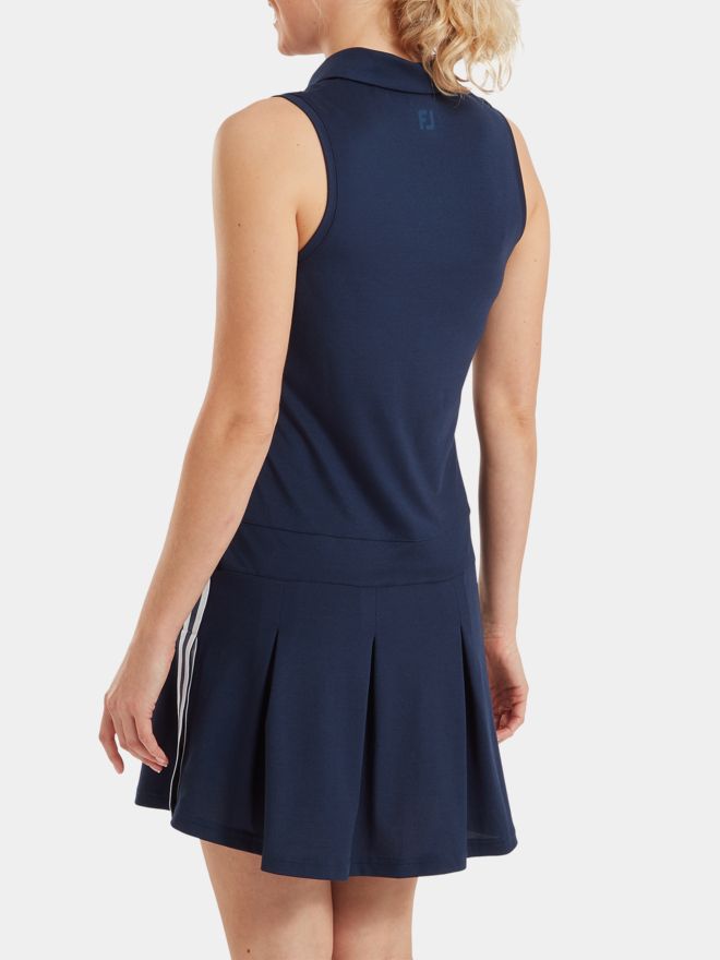 FootJoy Pleated Dress ohne Arm Kleid navy