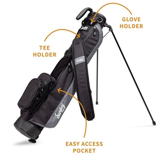 Sunday Golf The Loma Standbag schwarz