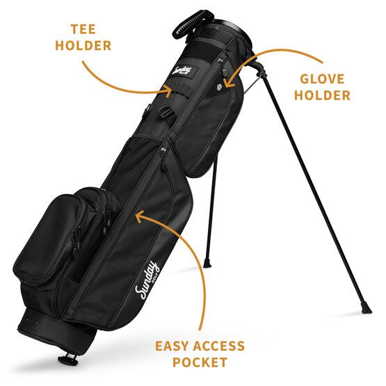 Sunday Golf The Loma XL Standbag schwarz