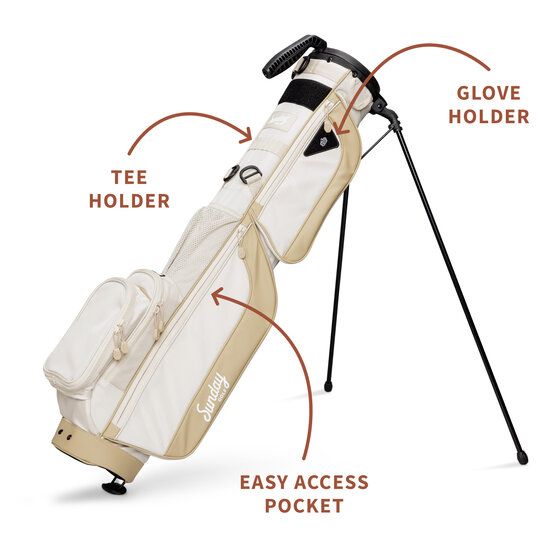 Sunday Golf The Loma XL Standbag beige