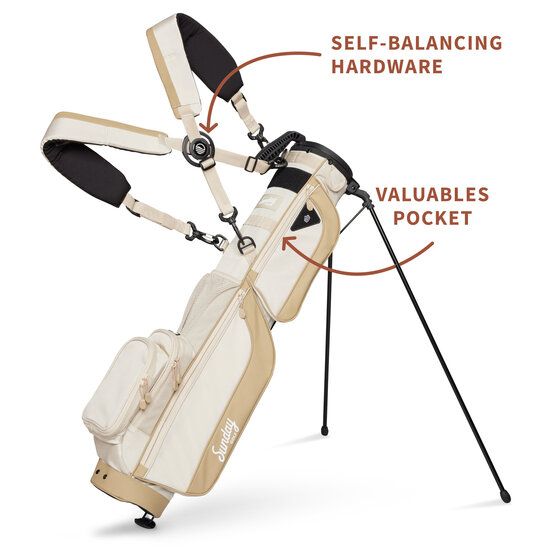 Sunday Golf The Loma XL Standbag beige