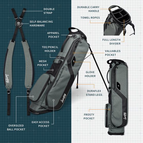 Sunday Golf El Camino Standbag grün