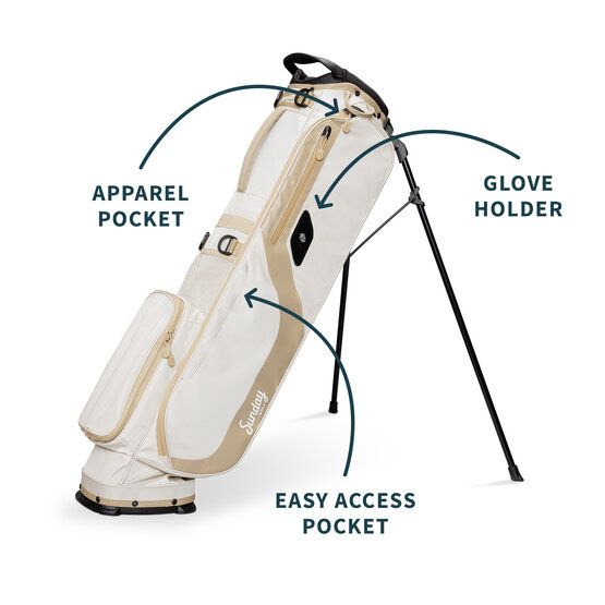 Sunday Golf El Camino Standbag beige