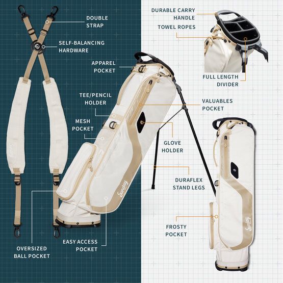 Sunday Golf El Camino Standbag beige