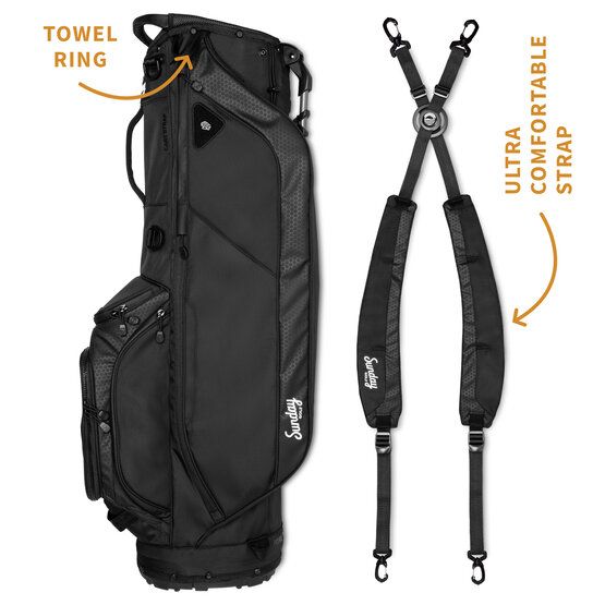 Sunday Golf Ryder Standbag schwarz