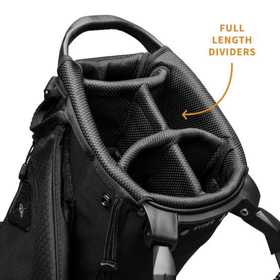 Sunday Golf Ryder Standbag schwarz