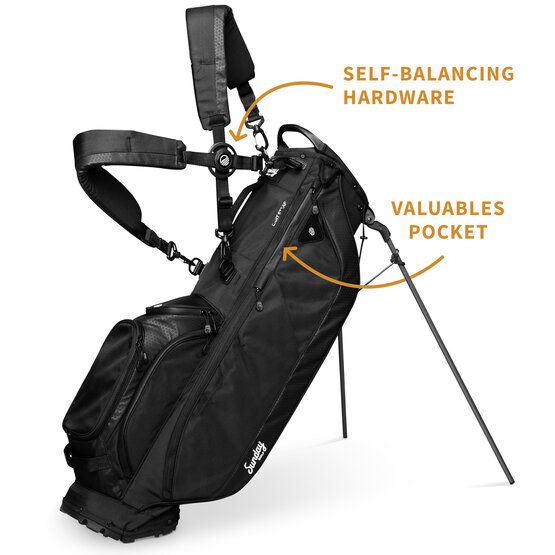 Sunday Golf Ryder Standbag schwarz