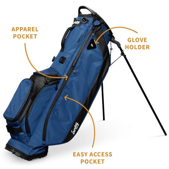 Sunday Golf Ryder Standbag navy