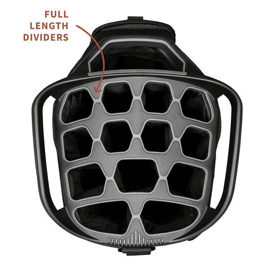 Sunday Golf The Big Rig Cartbag schwarz