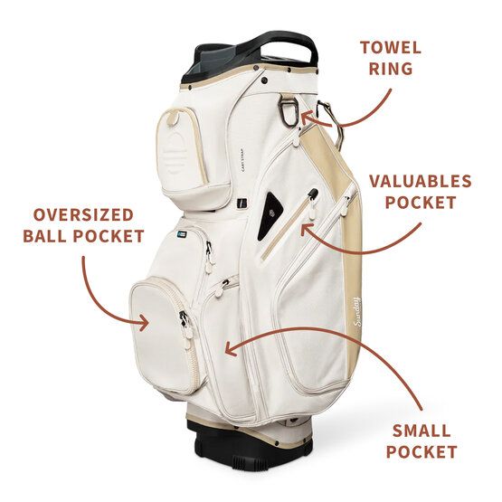 Sunday Golf The Big Rig Cartbag beige