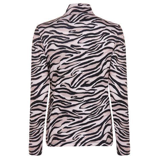 Valiente  Druck 1/2 Zip Soft Touch Thermo Unterzieher beige