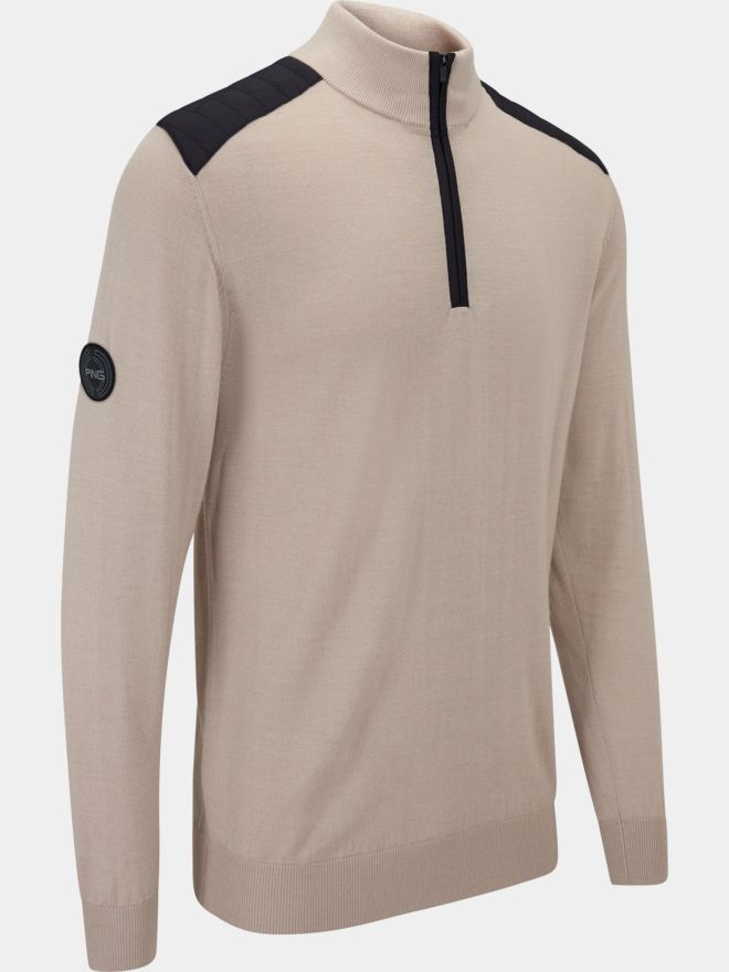 Ping Pletený svetr Cranford béžová