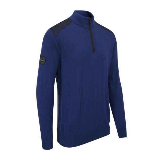 Ping Pletený svetr Cranford námořnická modrá