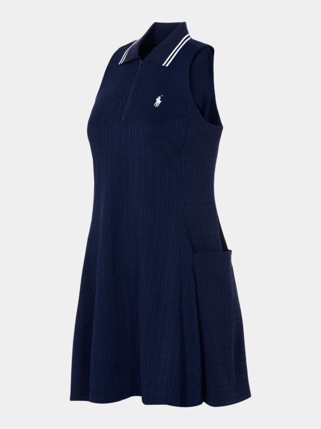 Polo Ralph Lauren šaty bez rukávů námořnická modrá