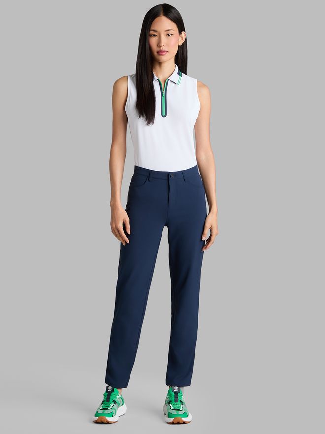 G/Fore Tech Pique ohne Arm Polo weiß