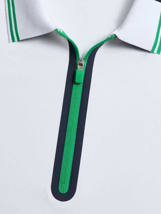 G/Fore Tech Pique ohne Arm Polo weiß