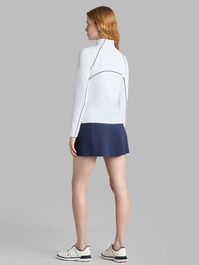 G/Fore Quarter Zip Stretch Midlayer weiß