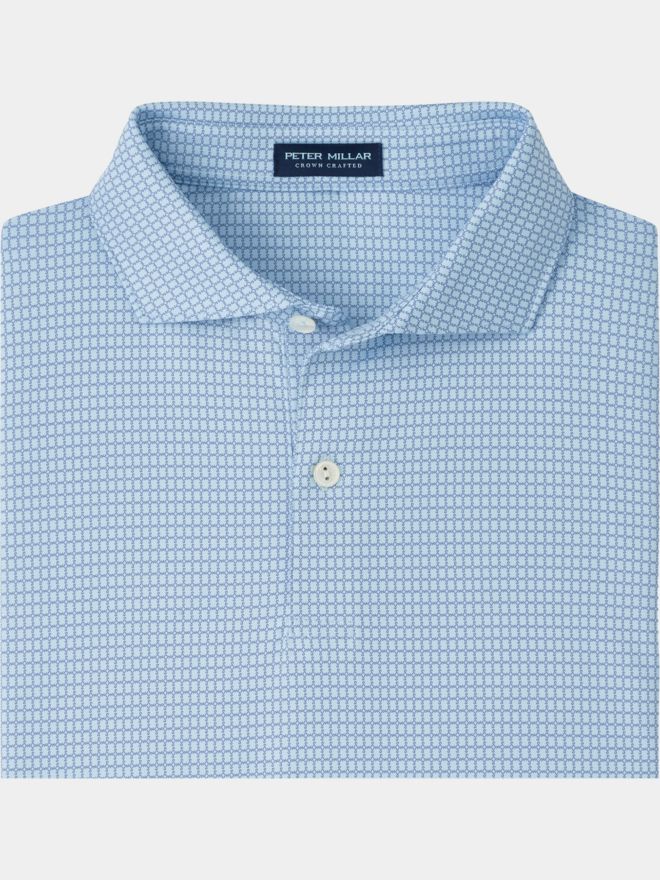 Peter Millar PONTE PERFORMANCE JERSEY Halbarm Polo blau