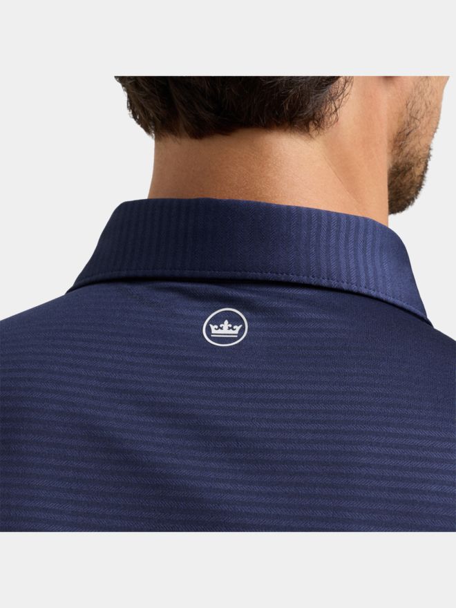 Peter Millar EMPIRE PERFORMANCE JERSEY Halbarm Polo navy