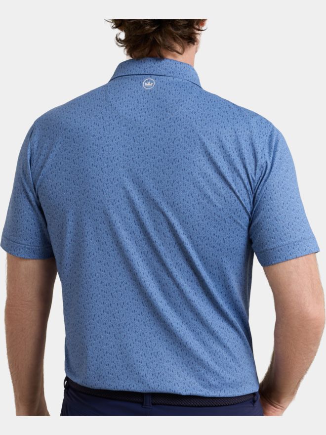 Peter Millar JAZZ CLUB PERFORMANCE JERSEY Halbarm Polo blau