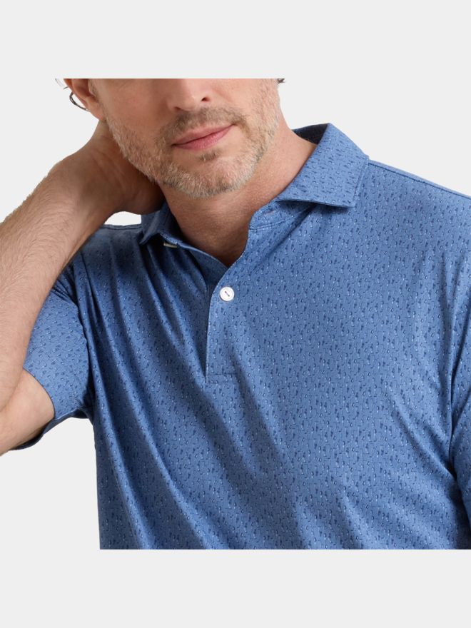 Peter Millar JAZZ CLUB PERFORMANCE JERSEY Halbarm Polo blau