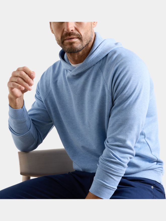 Peter Millar CROWN COMFORT KNIT Strick Pullover hellblau